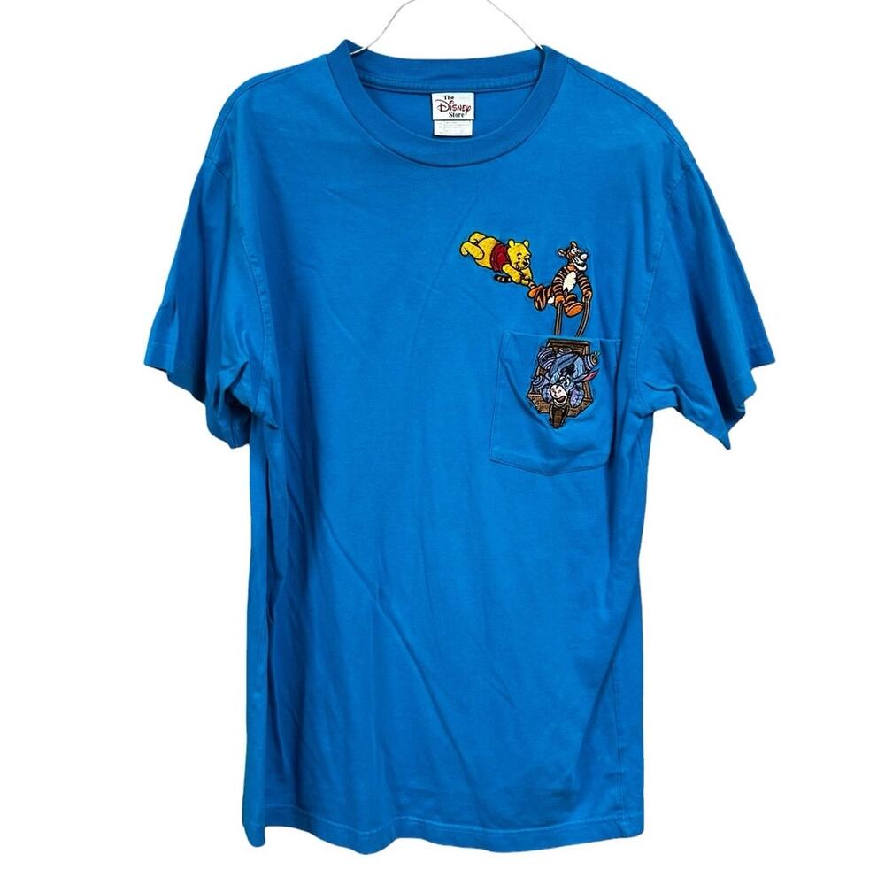 Vintage The Disney Store Winnie The Pooh Tigger Eeyore Short Sleeve Tee Medium
